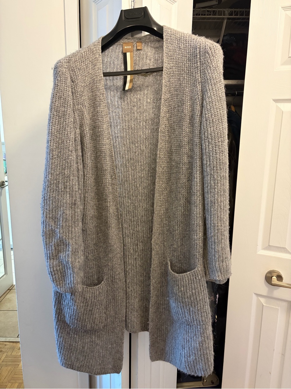 BOSS Wool - Cashmere Long Cardigan